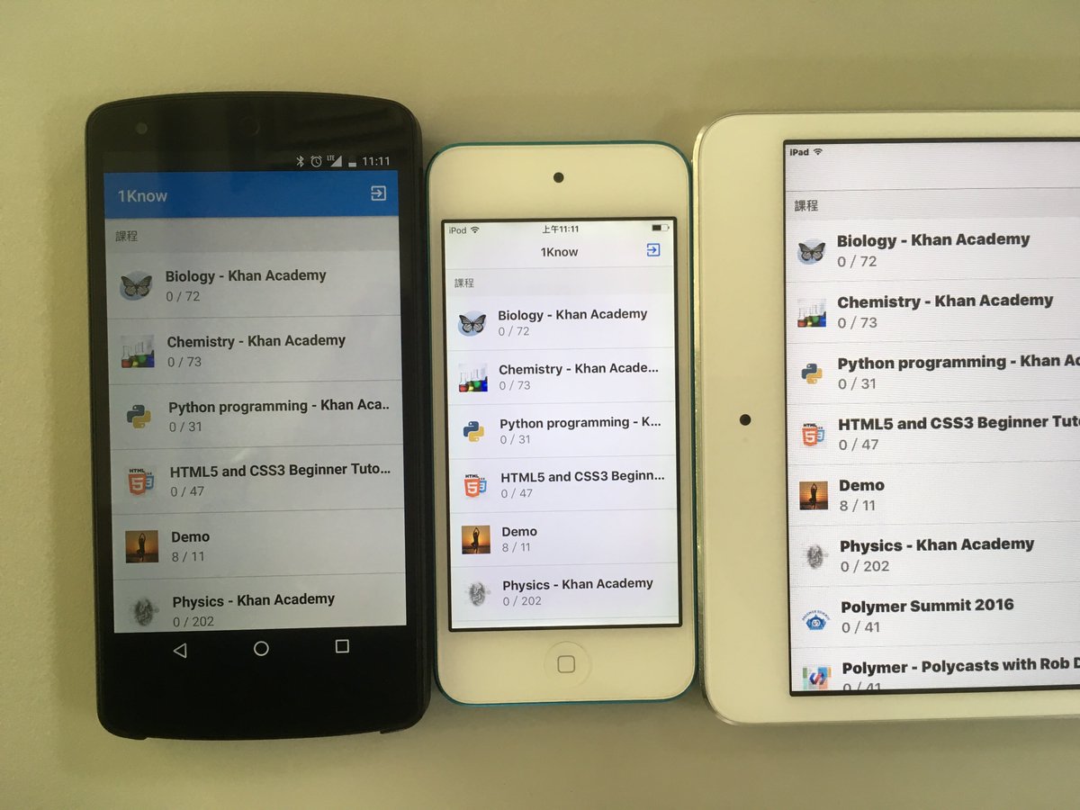 marx_tseng's tweet image. Android &amp;amp; IOS 同時跨平台開發真的蠻好玩的~~~ #1know #reactjs #reactnative