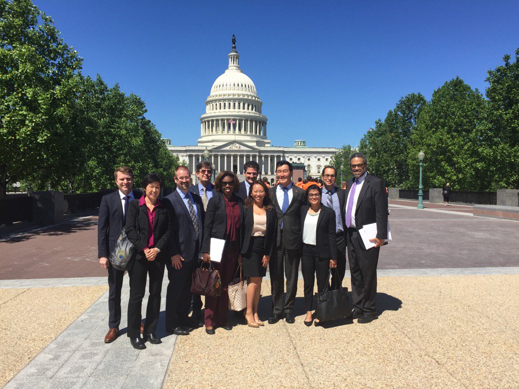 TraumaDocSF's tweet photo. With the California delegation #ACSLAS17 at the US Capital during Lobby Day @AmCollSurgeons @traumadoctors https://t.co/vMYWSxYfTt