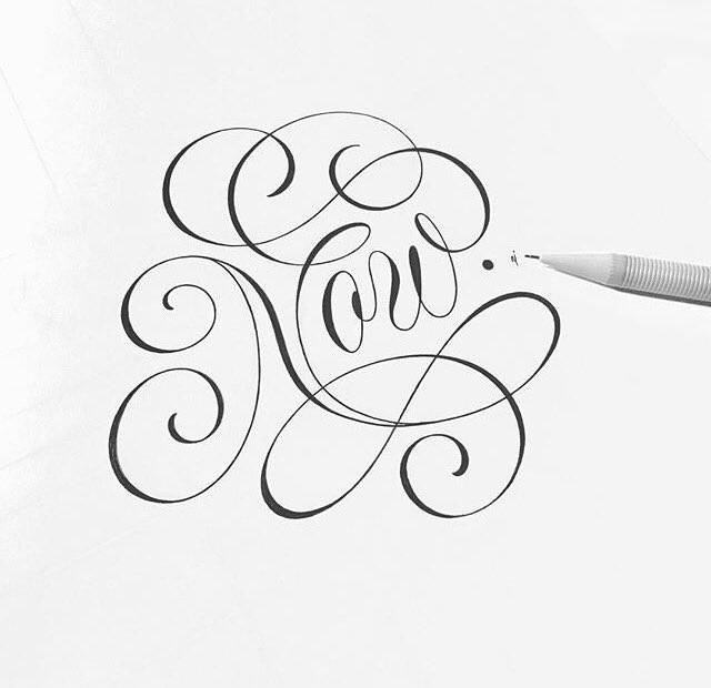 LetteringTime's tweet image. &quot;Now&quot; by @novia_jonatan #now #letteringtime #lettering #letteringart #copperplate