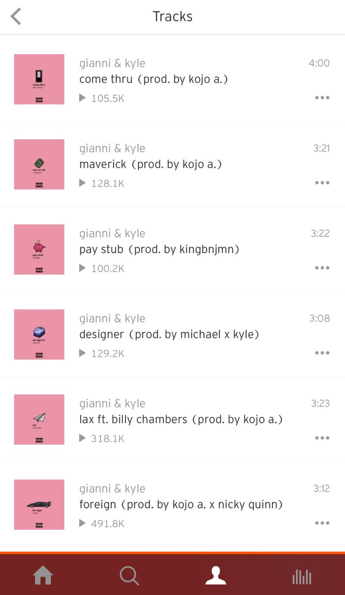 gianniandkyle's tweet photo. every song on *backstreet boy meets world* is over 100k plays. wouldn't happen without all of you and all the fake plays we bought 💙💙💙 https://t.co/CI5Jr8bxdO