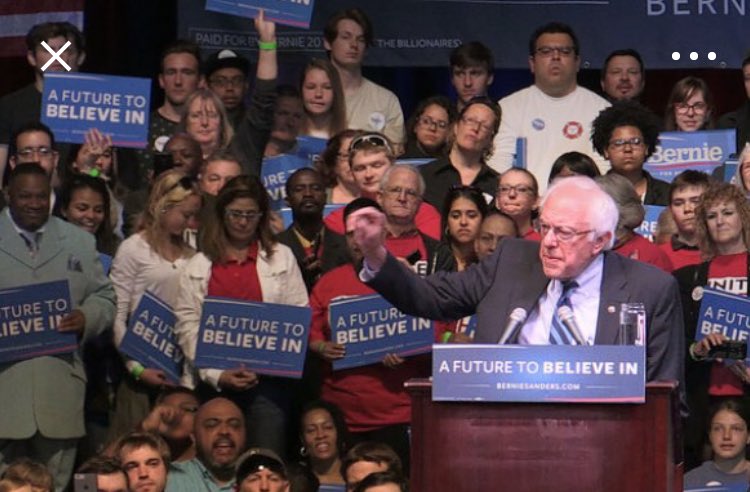 sunydonthetrack's tweet photo. One year since we skipped parcc to support our baby Bernie in person @BernieSanders still feeling the bern #trumpusuck https://t.co/5wVpdFx0WE