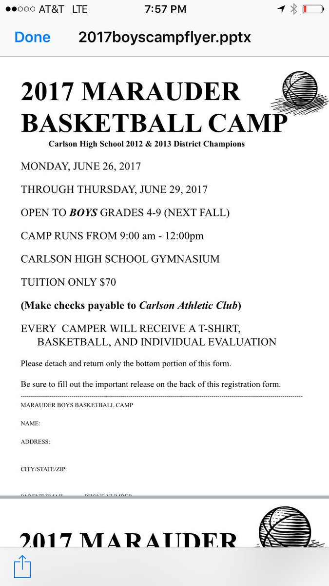 CarlsongirlsBB's tweet photo. Don't miss out on the Marauder basketball camp- June 26-29. Feel free to reply to this page with any questions. #MarauderPride https://t.co/LTw2E1XVgi
