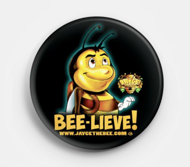jaycethebee's tweet photo. Jayce Bee-Lieve buttons are a cool reminder that "You can do it!
🐝 #beelieve #jaycethebee #jaycebooks #youcandoit https://t.co/vgmovgKY2r