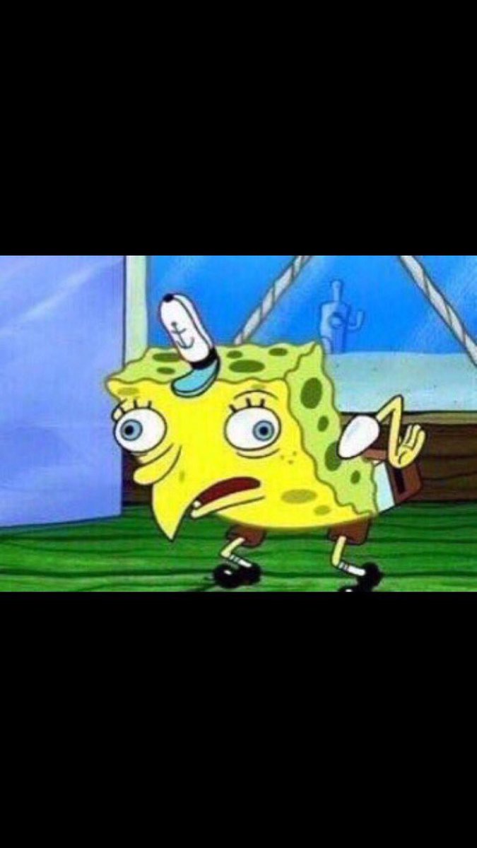 Avery Wilson On Twitter Me Stop Using The Mocking Spongebob Meme