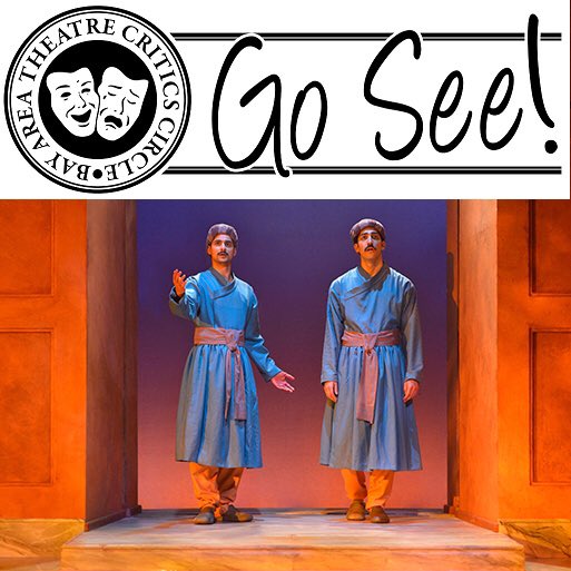 MarinTheatreCo's tweet photo. #GOSEE 'GUARDS AT THE TAJ' Shah Jahan decrees it!! & so do our friends @sfbatcc β€οΈππΌ #guardsmtc @RajivAJoseph #marinthtr #choppingwasworse https://t.co/JOBx6ifKSN