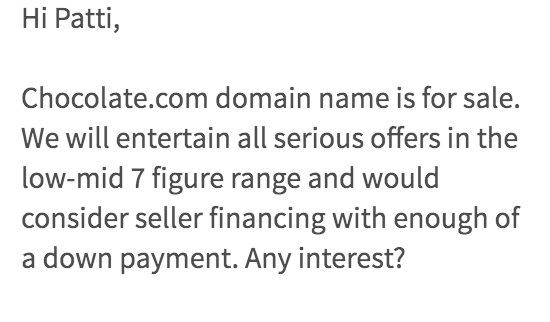 I like chocolate. But do I like it this MUCH? 🍫🍫🍫 (this came via a <a href="/LinkedIn/">LinkedIn</a> message)