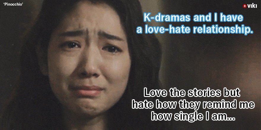Viki's tweet photo. Raise your hand if you're Single AF! 🙌 Watch #ParkShinHye in #kdramas like #Pinocchio on #VikiTV: https://t.co/X74rCpuFTG https://t.co/2tgN9MzDof