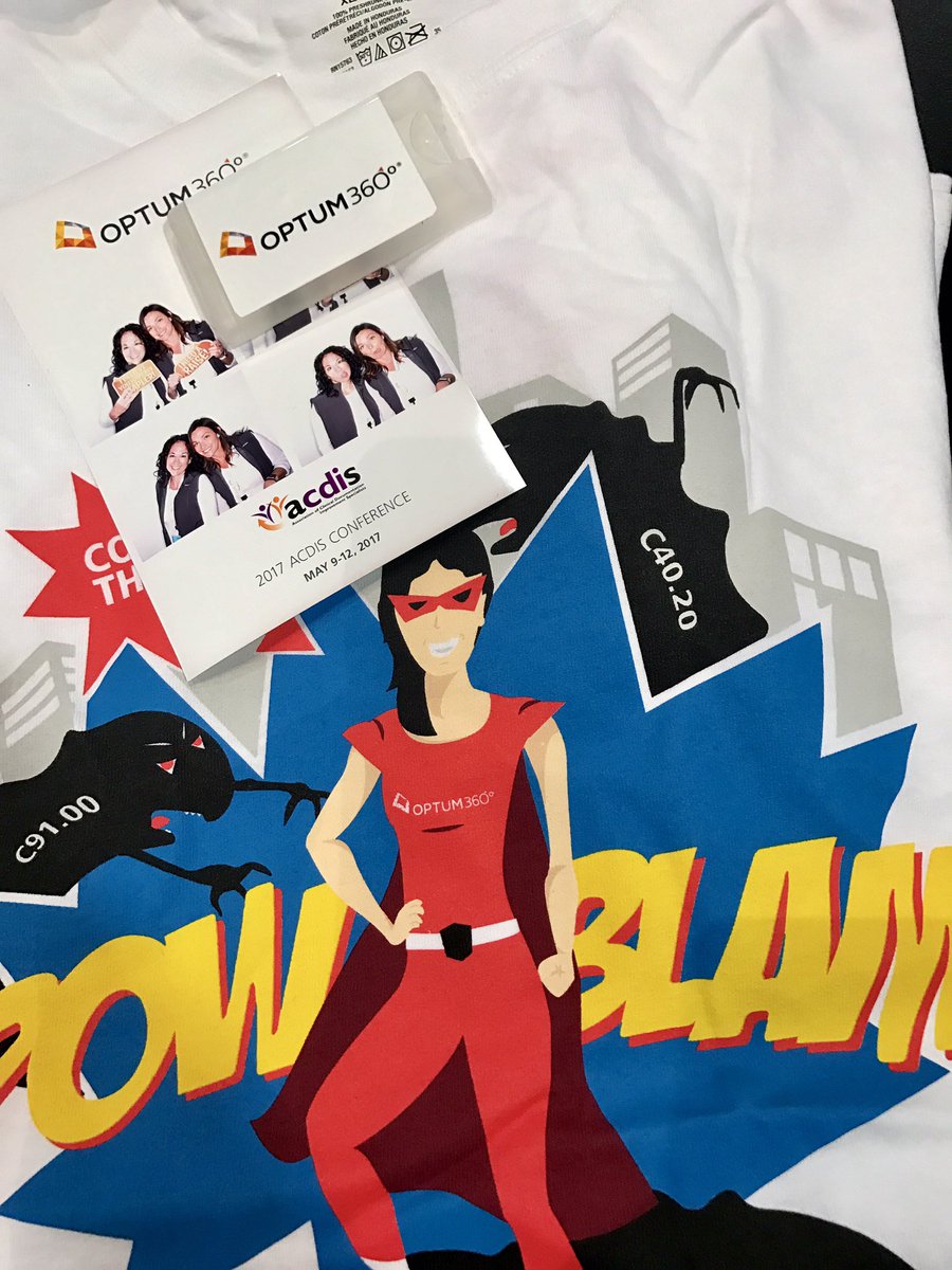 SNWalters13's tweet photo. #ACDIS2017 stop by Optum360's booth #305 in the exhibit hall for your Code this T-Shirt and Photobooth fun! #Optum360ACDIS https://t.co/CF2ovVtPuE
