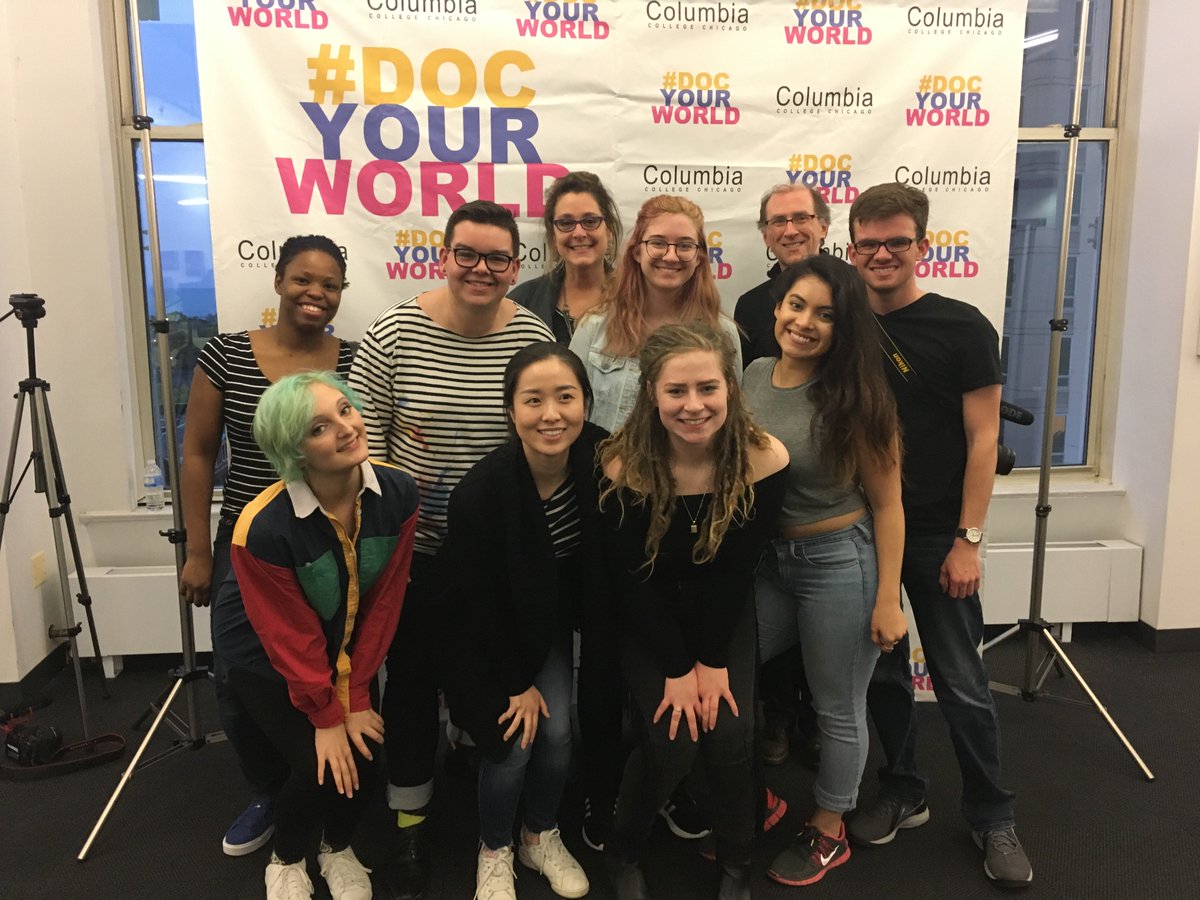 ColumCinemaTV's tweet photo. Meet the students + faculty presenting #DocYourWorld @ColumbiaChi. Free for all May 10 https://t.co/RW7SXcJX7n https://t.co/3waRk2gsHH