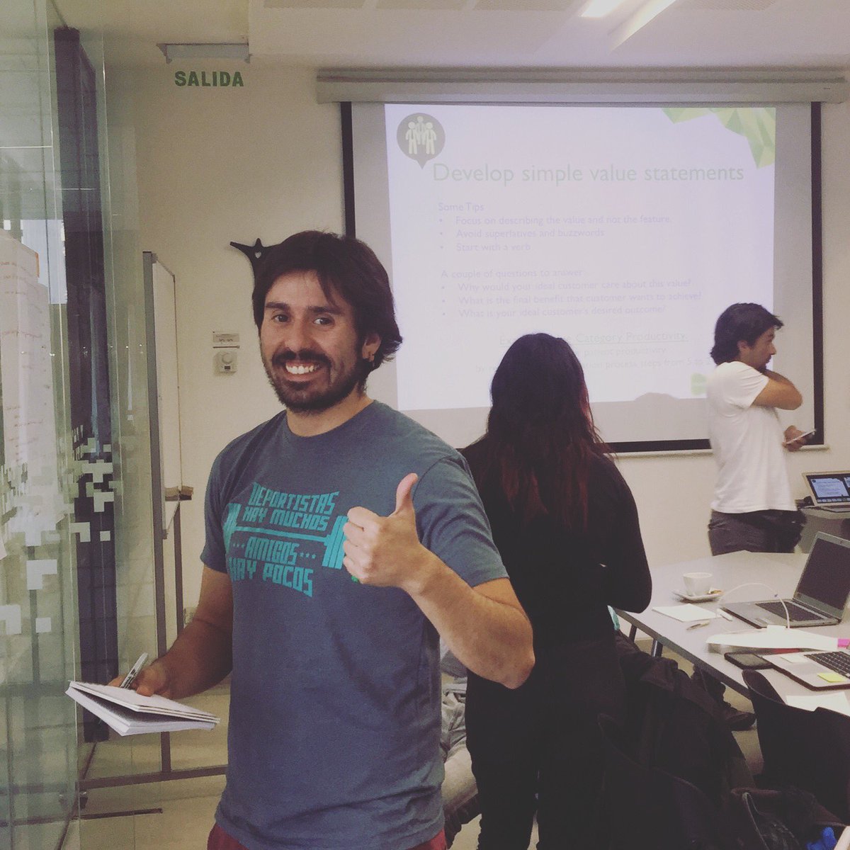 ProtomeBio's tweet image. Nuestro COO Leandro Farias participando en el programa de aceleración de FIP Alerce en el Centro de Innovación UC! #Protome #FoodSafe