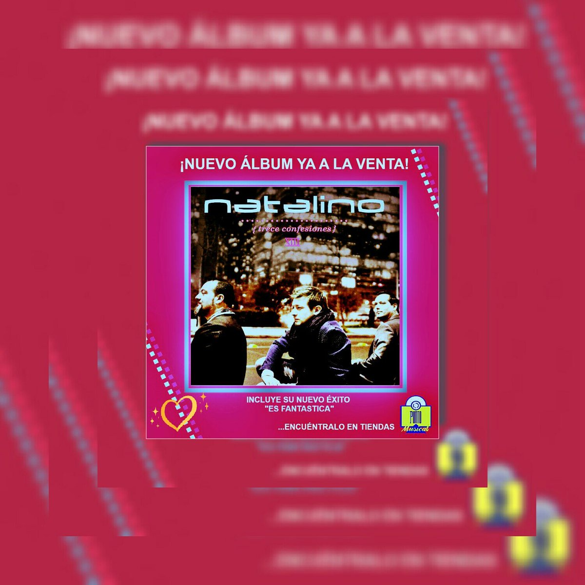 _PedroCuevas_'s tweet photo. Este jueves 11 @natalinotrio❤realizará #FirmaDeDiscos desde las 18 horas en @Puntomusicalstg #Estado46
#VenVenVen por tu copia autografiada https://t.co/ePQ8dcu7H2