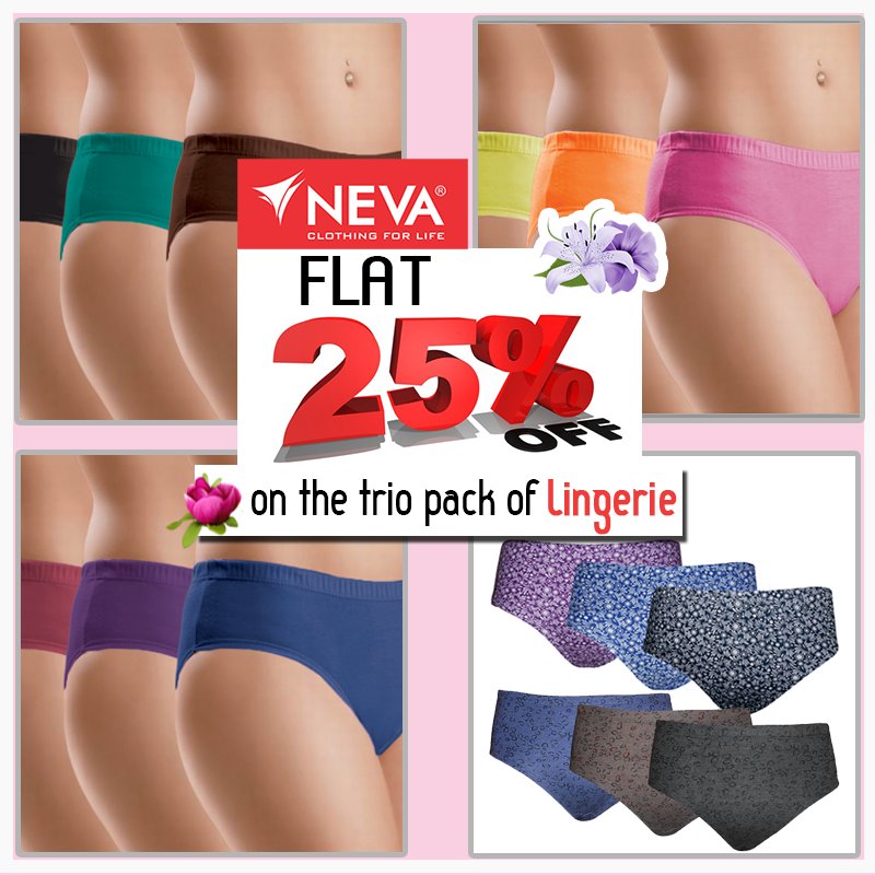 Nevagarments's tweet photo. #NevaIndia is presenting #summer #bonanza for #women, so get your trio pack now.

#StyleSummer #Lingrie #Discount #HappyShopping https://t.co/jxcMlXW0Mq