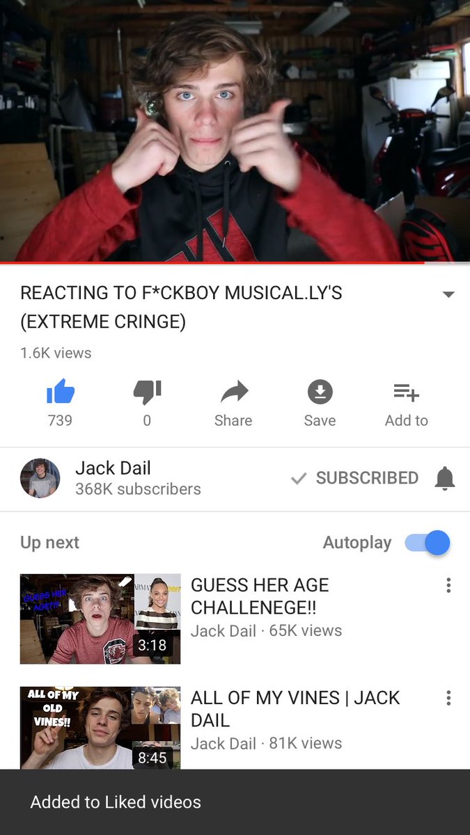 _preeshaaaxox's tweet photo. @JackDail just got done watching it ❤️ everyone go watch and give it a like #jacksnewvideo https://t.co/384OhxthFs