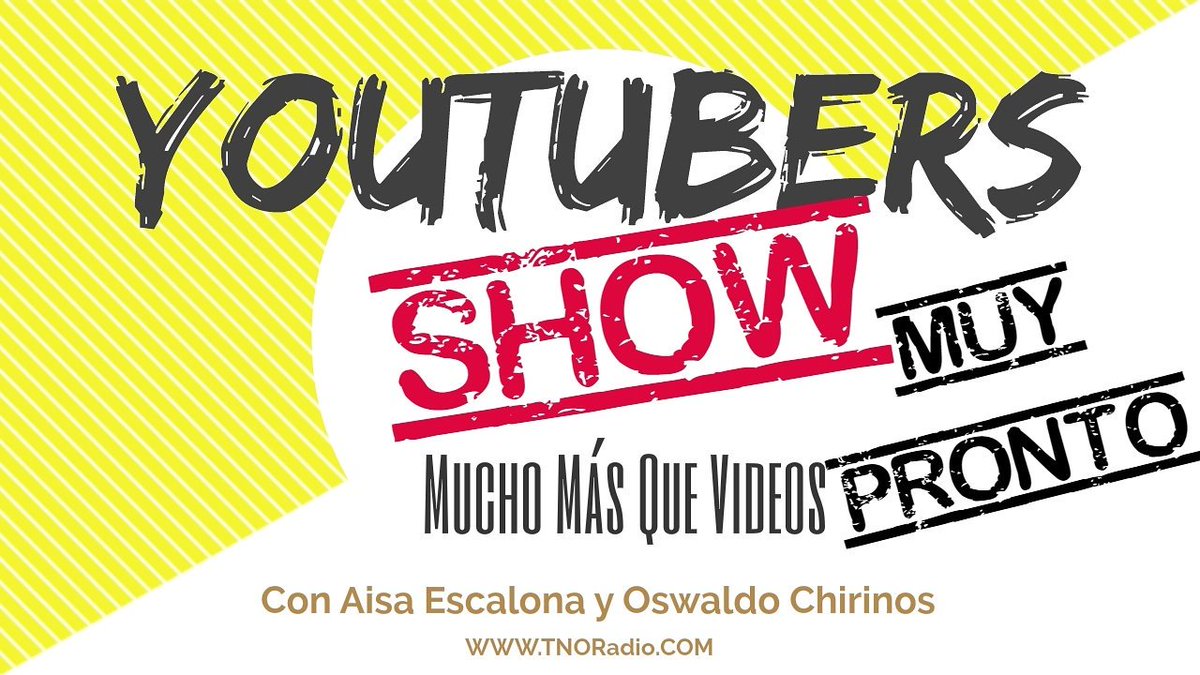 AisaVenezuela's tweet photo. Nuevo programa de radio online por youtubers 
@youtubers_show_ en Instagram
#youtube #youtubers #radio #tendencia #red #lared #social #redes https://t.co/UOiekondIA