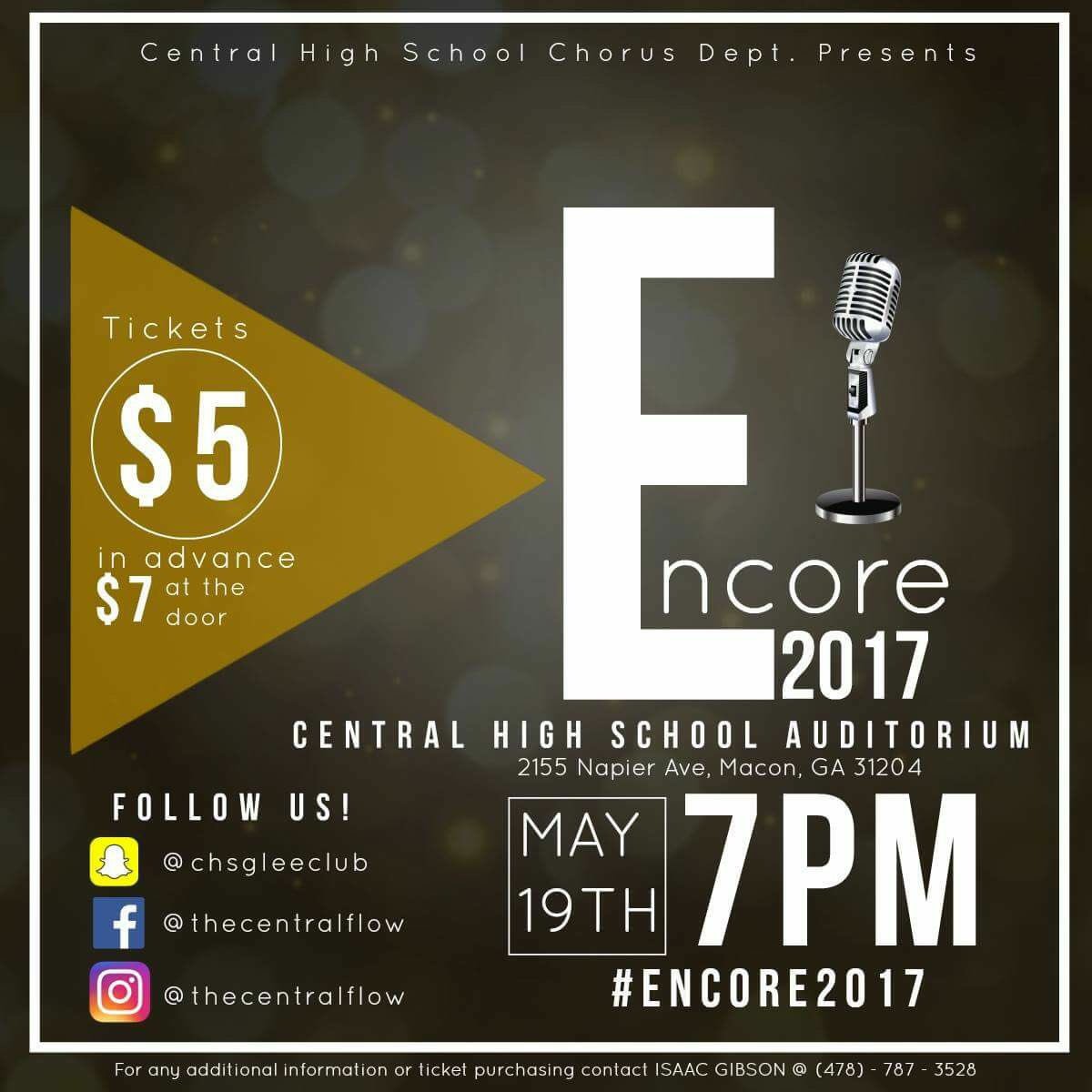 SAVE THE DATE ‼️ THIS IS NEXT FRIDAY. TICKETS WILL BE ON SALE SOON 🎶

#Encore2017 
<a href="/prinfrazier/">Emanuel</a>