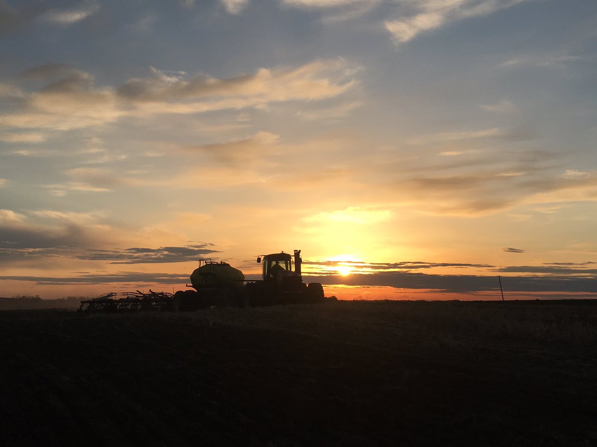 Very fortunate to have the opportunity to farm, mostly because I get to work with my dad everyday.