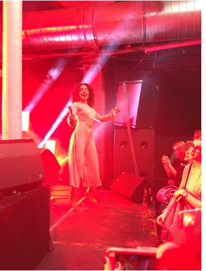 KiahVictoriaFan's tweet photo. @kiahvictoria supporting @AlexVargas in Berlin, Germany!  April 8, 2017 on the Cohere tour! #KiahVictoria #Queen https://t.co/9MzX5EA2UB