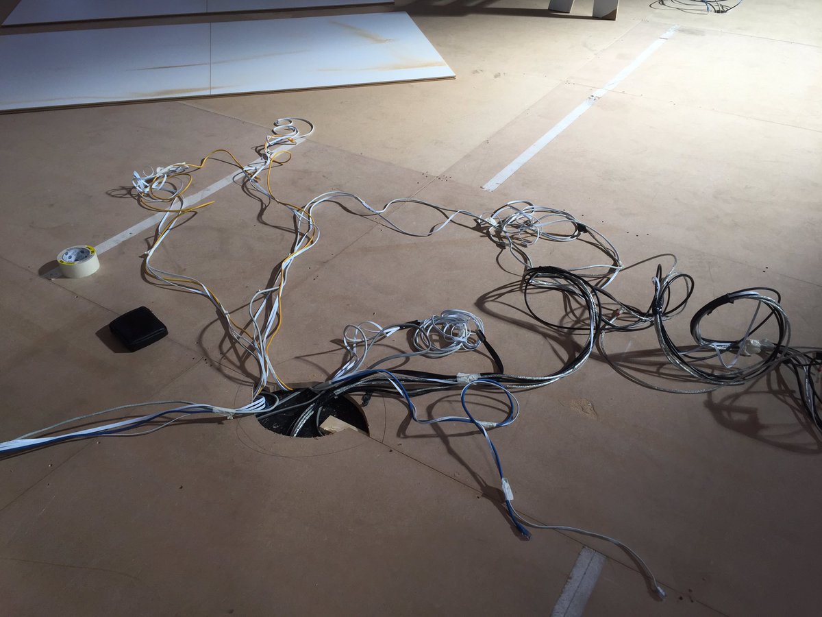 HedronCreative's tweet photo. Day 1 @ Dentistry Show &amp; there's some serious cable management taking place on the @PlanmecaUK stand. #dentistryshow https://t.co/br3vbI773x