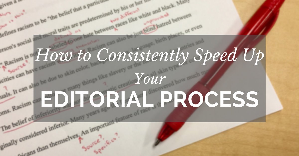 TSM_B2B's tweet image. How to Consistently Speed Up Your Content/Editorial Process - go.shr.lc/2ehYjcd