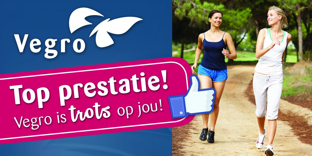 3 km gewandeld = €1,30 donatie <a href="/DeZonnebloem/">DeZonnebloem</a>. Dank <a href="/Vegro_Winkels/">Vegro</a>! fnr.li/go/c/192 #Fundrunner