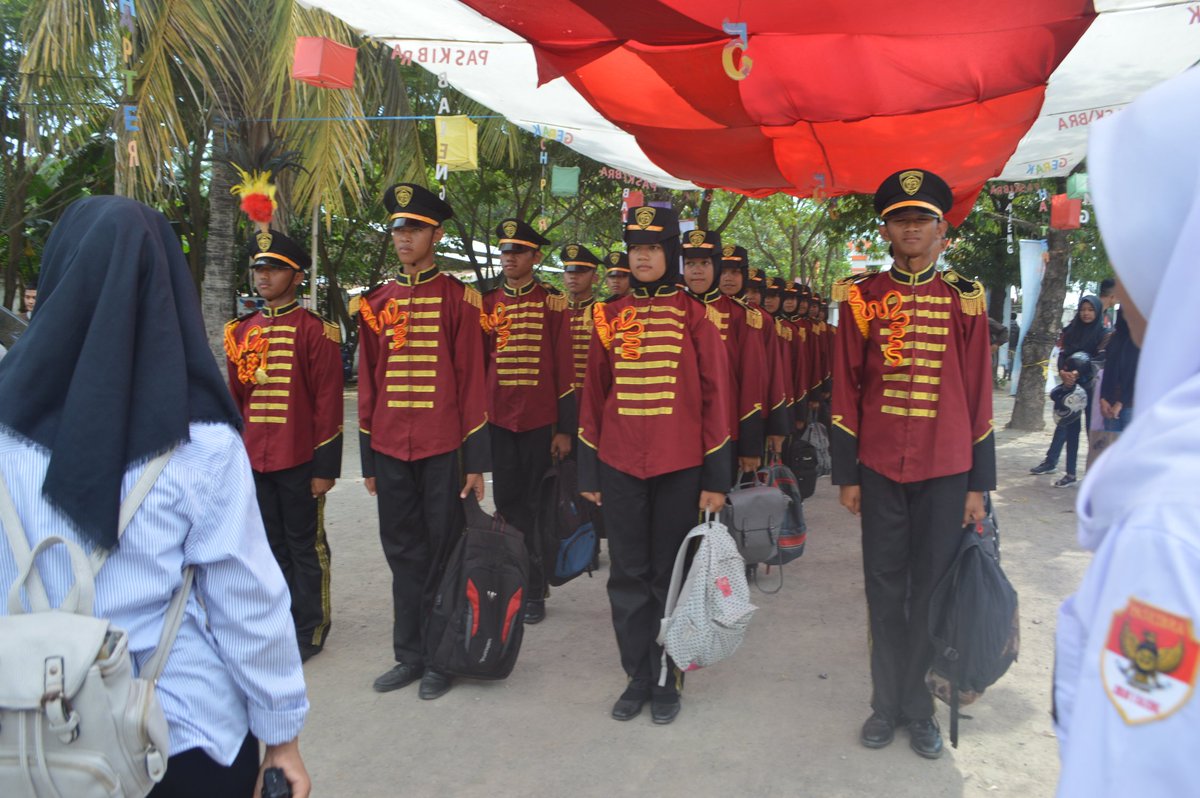 Selamat datang SMAN 1 Sungguminasa di hari kedua Lomba Gebyar Aksi Kepaskibraan Chapter 5 #GERAKCHAPTER5