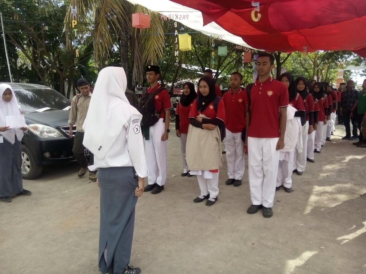 Selamat datang SMAN 2 Sungguminasa di hari kedua Lomba Gebyar Aksi Kepaskibraan Chapter 5 #GERAKCHAPTER5