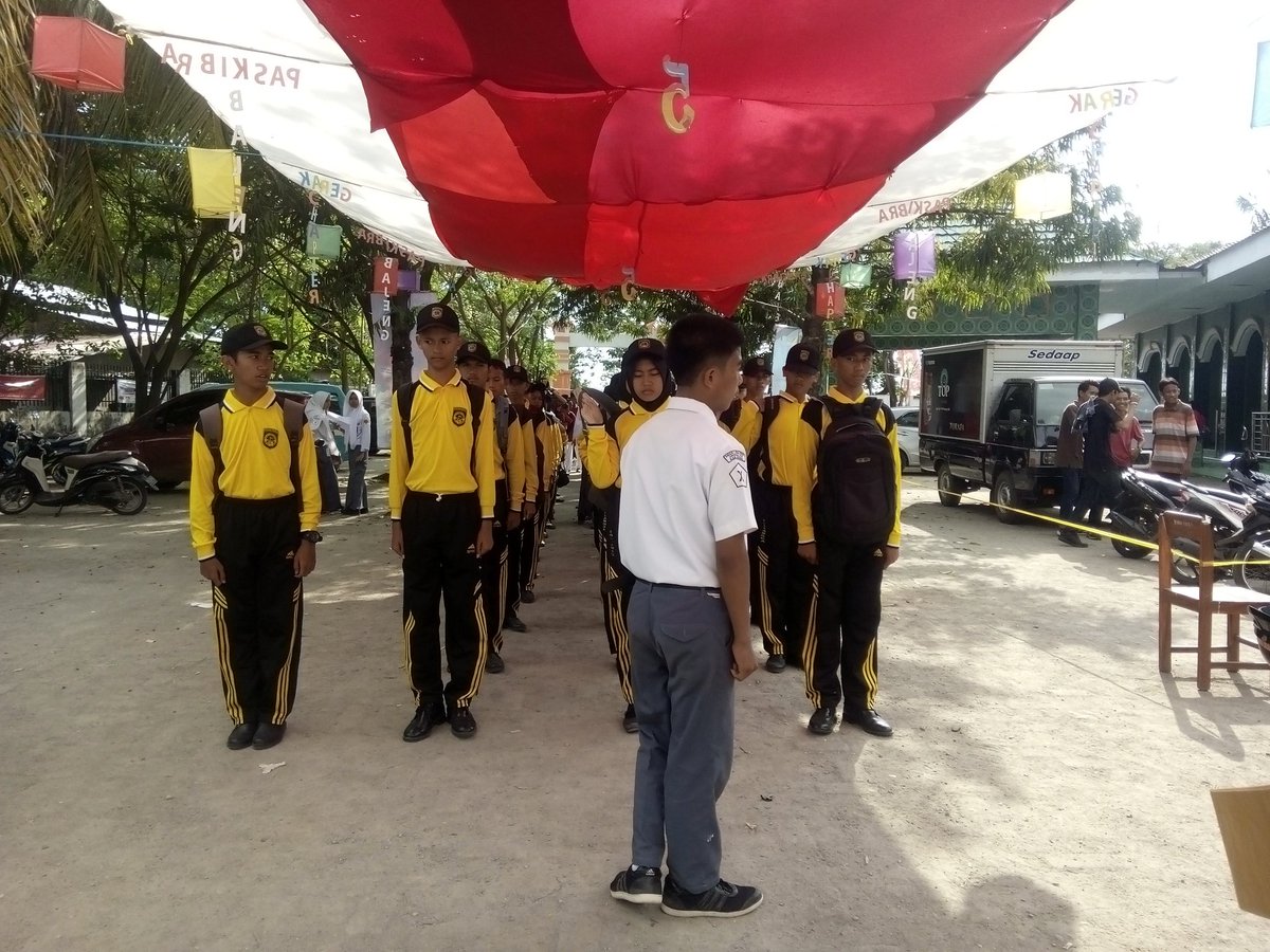Selamat datang SMKN 1 Pallangga di hari kedua Lomba Gebyar Aksi Kepaskibraan Chapter 5 #GERAKCHAPTER5