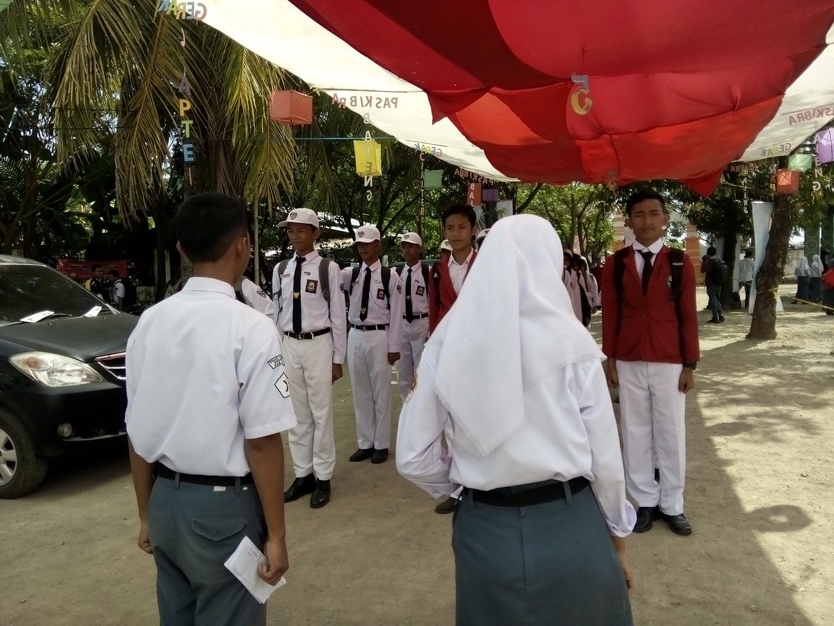 Selamat datang SMAN 1 Bontonompo di hari kedua Lomba Gebyar Aksi Kepaskibraan Chapter 5 #GERAKCHAPTER5