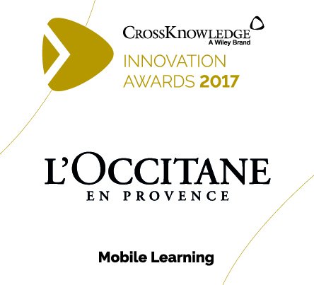 CrossKnowledge's tweet photo. Cheers to @LOccitane_FR  for being distinguished in the #MobileLearning category at #nextconfererence https://t.co/3wmcvSITmu