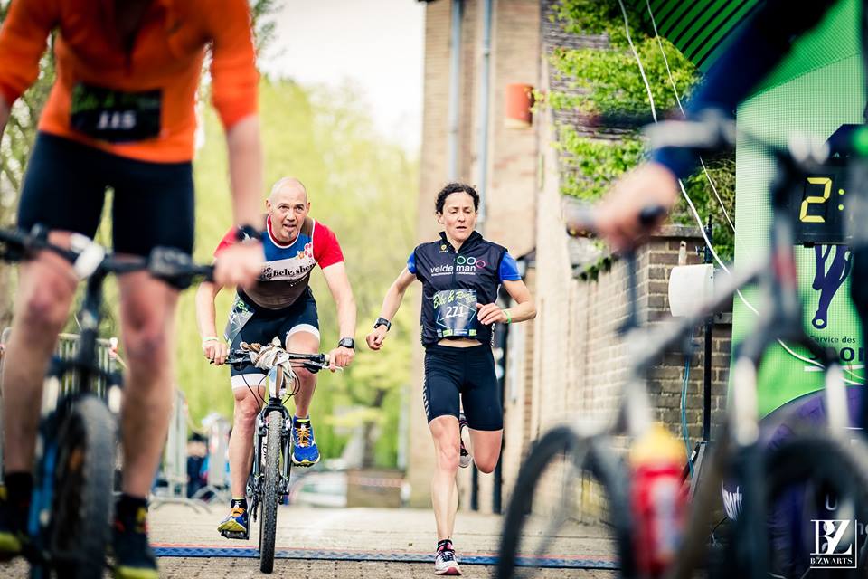 FrankKiveryn's tweet photo. Aktie #afgezien #goeietraining π run/bike Leuven 34km, 2de plaats mix π @StefanieAdam3 https://t.co/bj8zJYWThZ