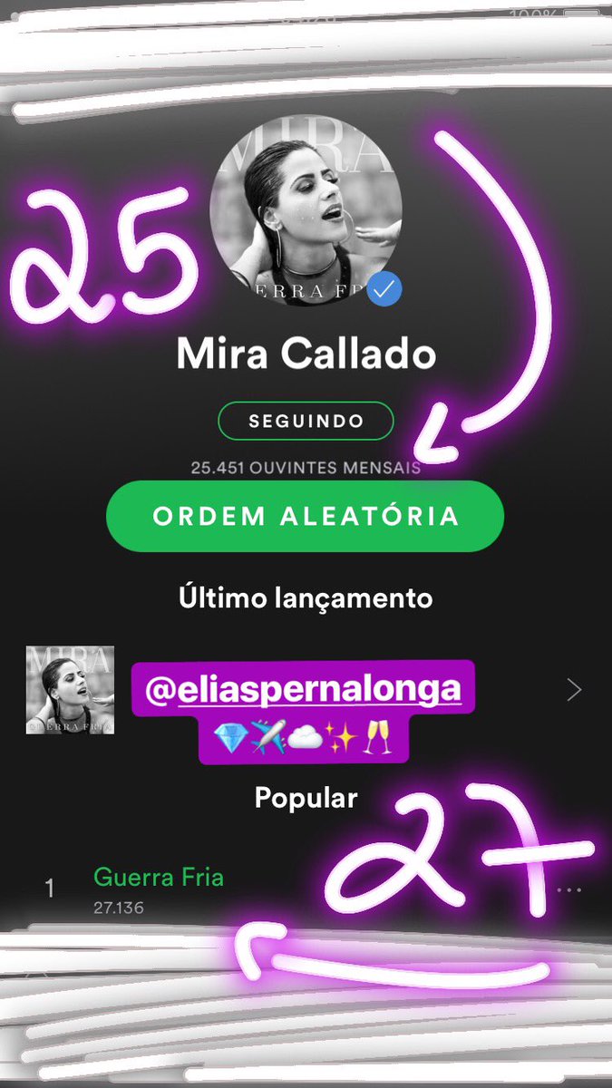Subindo subindo subindo @SpotifyBR <a href="/deckdisc/">Deck</a> @eliaspernalonga SIGAAA E OUÇA MT...
