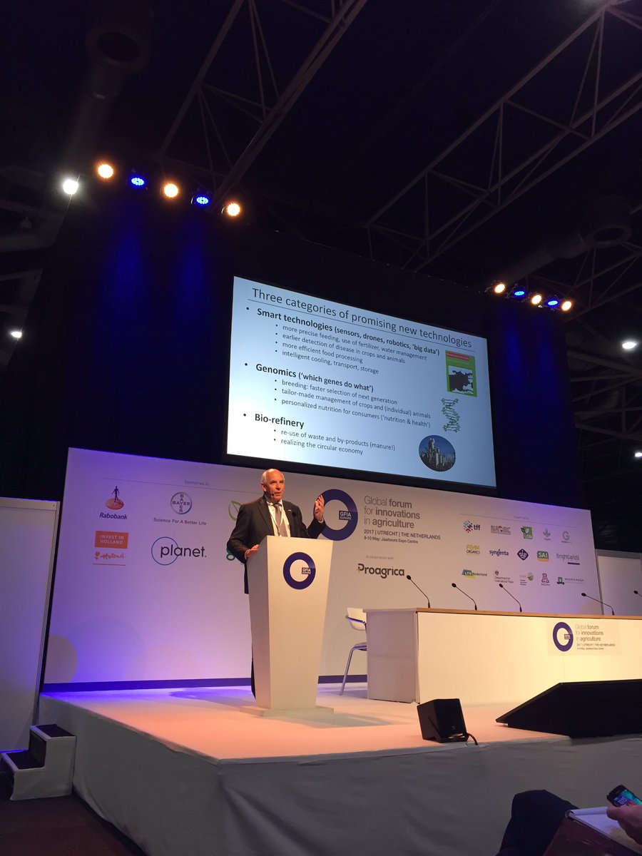 #Aalt Dijkhuizen @ #GFIA2017 Smart Technology one of the promising technology of the future .