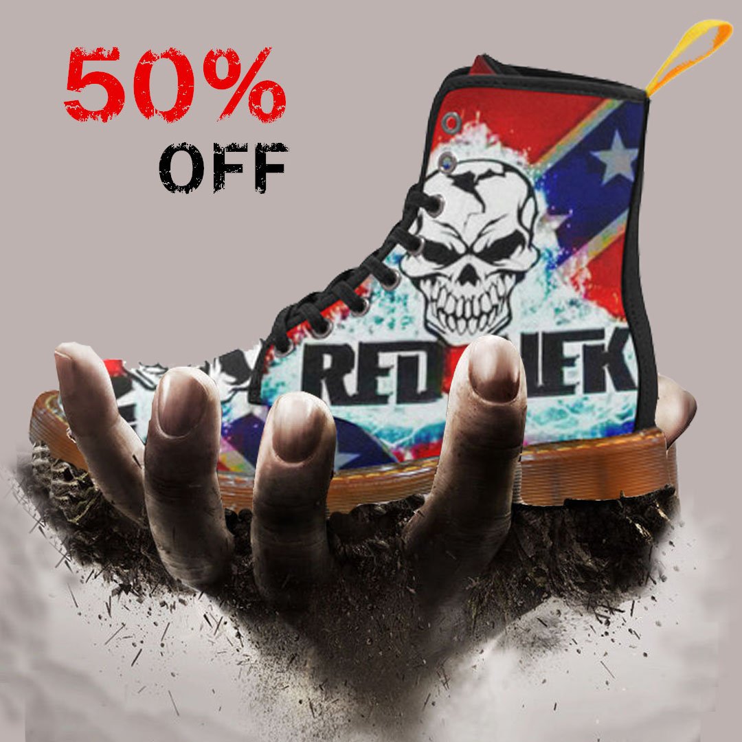 Cool Martin boots for its Gothic style and unique design! #Skull #POD #shoes #boots #Artsadd Shop here: artsadd.com/shop