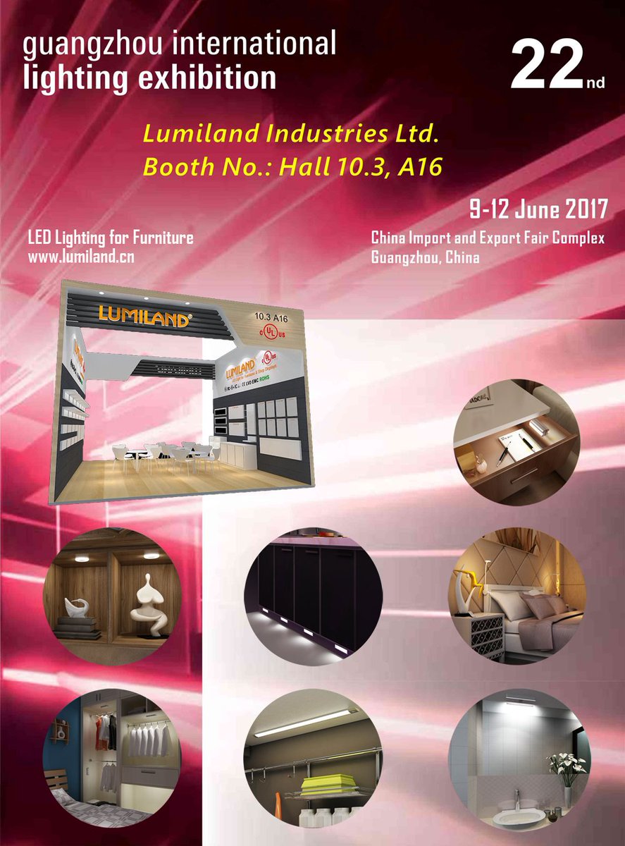 FIND US here in guangzhou international lighting exhibition at Hall 10.3 A16, 9-12 June 2017