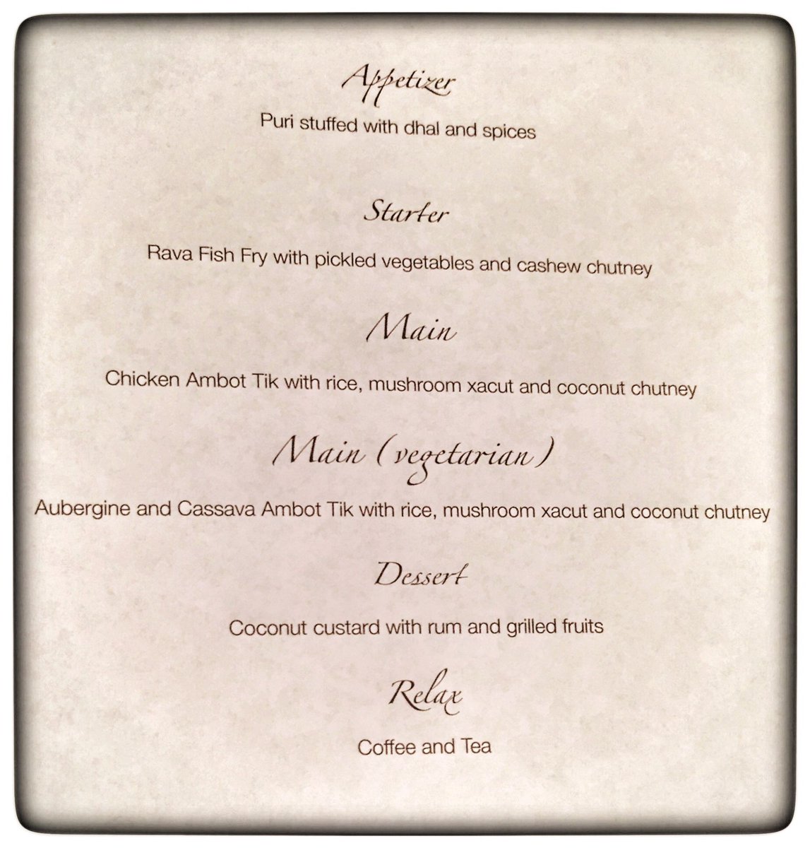 The theme and menu for the evening of 23/5/17. #supperclub
#popup #londonfood