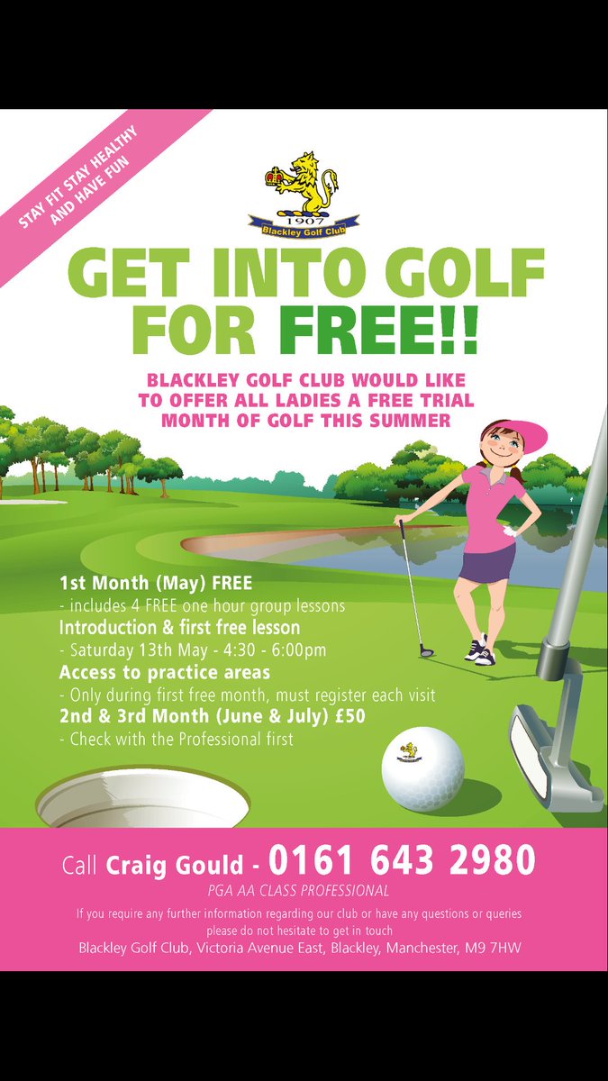 free golf!! for lady beginners