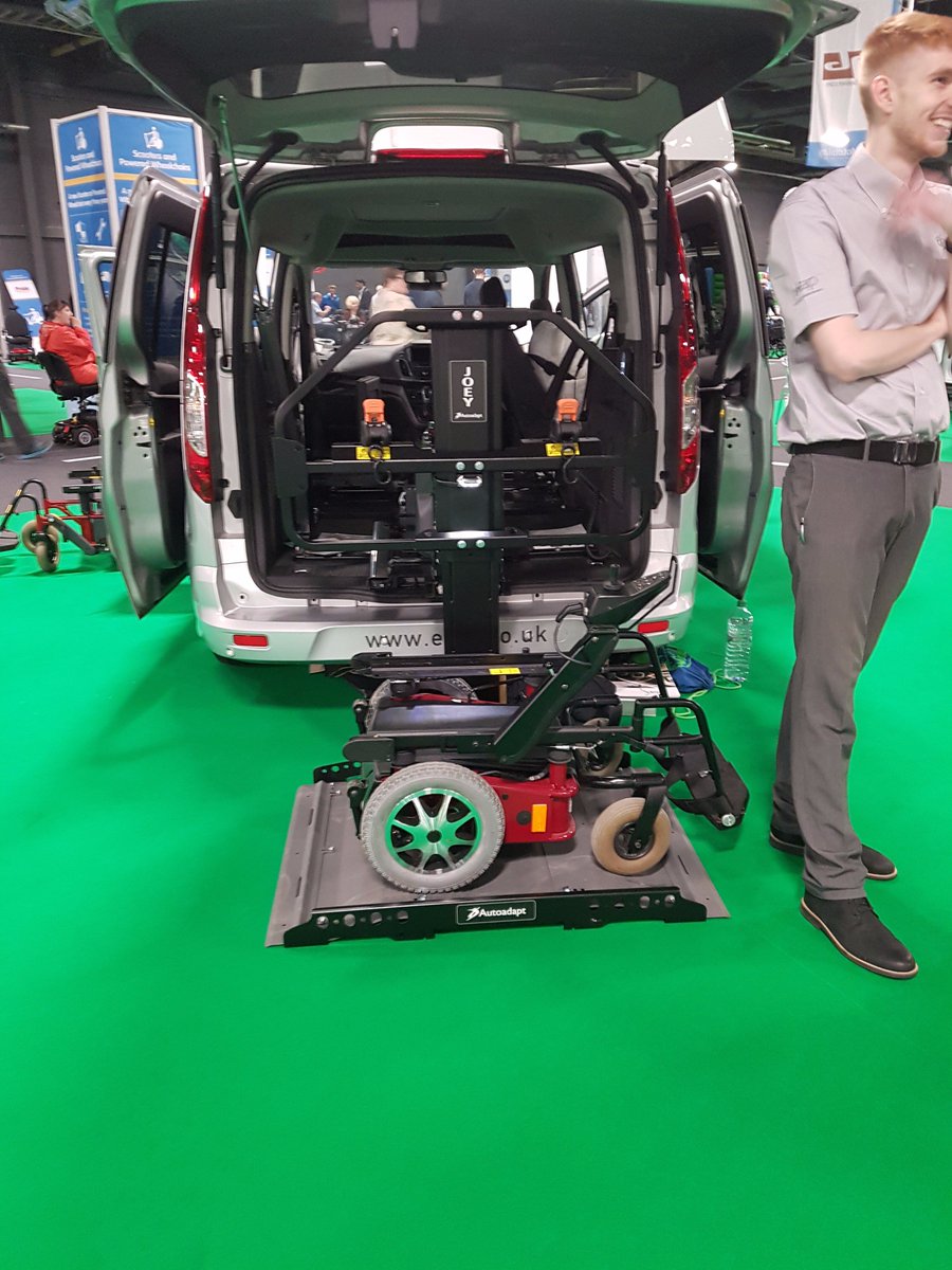 elapmobility's tweet photo. Had a brilliant time at The BIG Event in Manchester showing off our NEW Joey lift! #Elap #Autoadapt #thebigevent #motability #adaptations https://t.co/vBOXMHnlfO