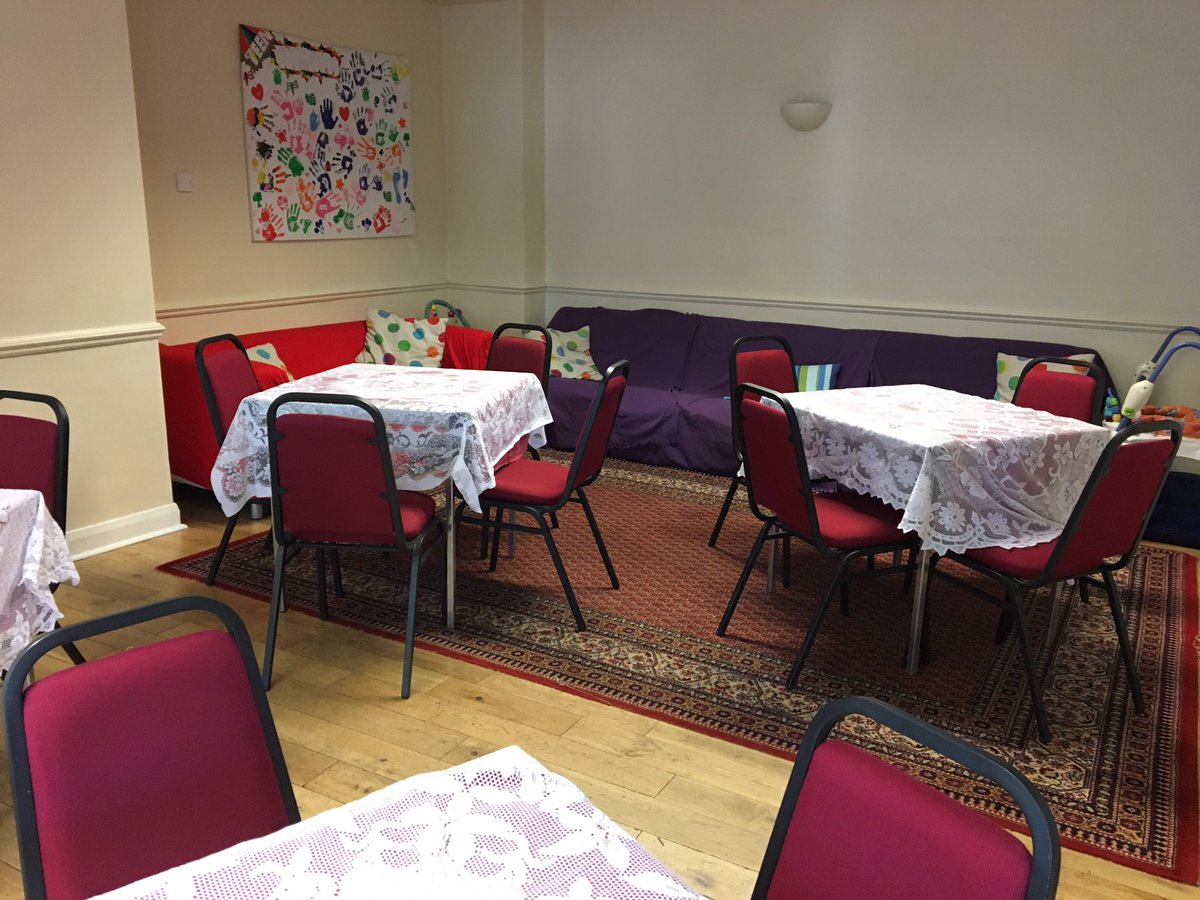 Setting up for <a href="/DeathCafe/">Death Cafe</a> at Keighley Healthy Living Centre today 10-12 - but WHERE IS THE CAKE? <a href="/LetsTalkDeath/">Let's Talk Death</a> <a href="/DyingMatters/">Dying Matters</a> #whatcanyoudo