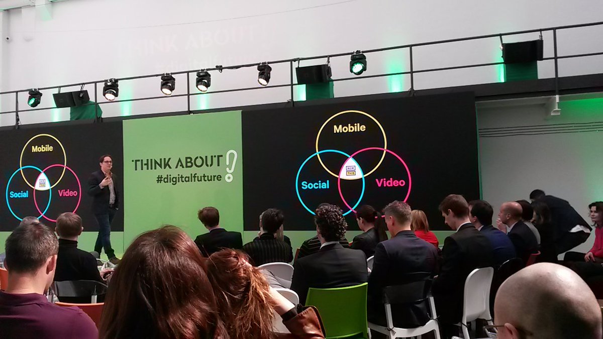Mailman70's tweet photo. President NOW THIS @Stephanopoulos na konferencji THINK ABOUT #digitalfuture. Inspirujące! #DigitalMediaCampus #DMC https://t.co/w4kwrPDDa9