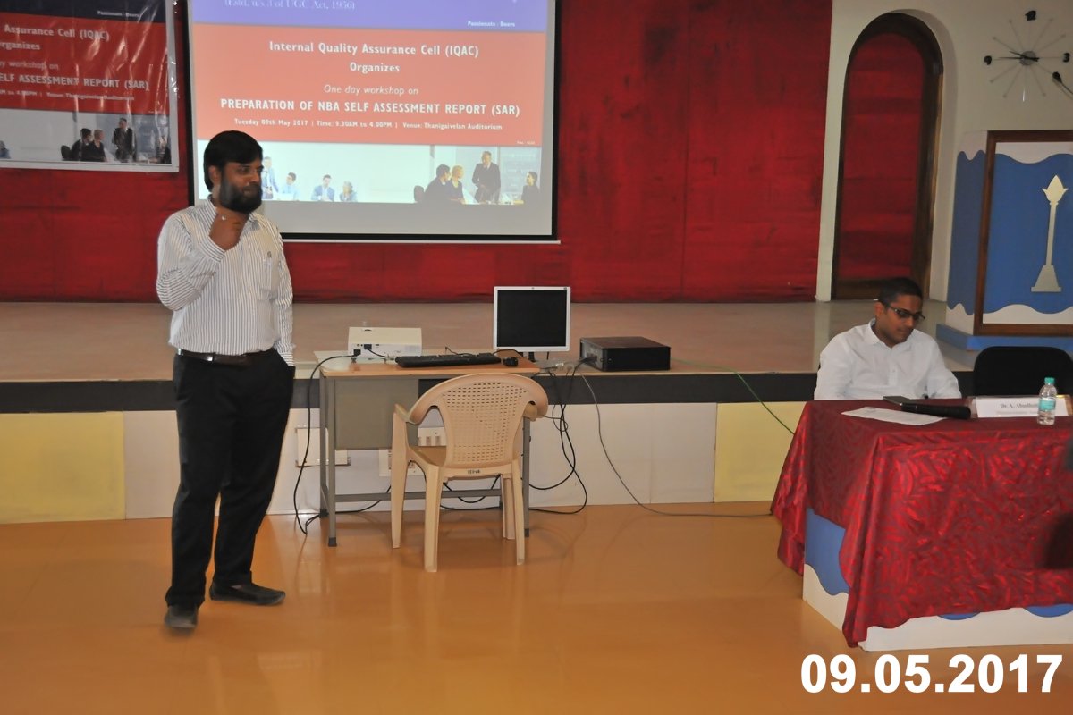 veltechofficial's tweet photo. Workshop on #PreparationofNBASelfAssessmentReport (SAR) organized by #InternalQualityAssuranceCell (IQAC)
#Veltech Dr.RR & Dr.SR University https://t.co/Pb4khDiZYr