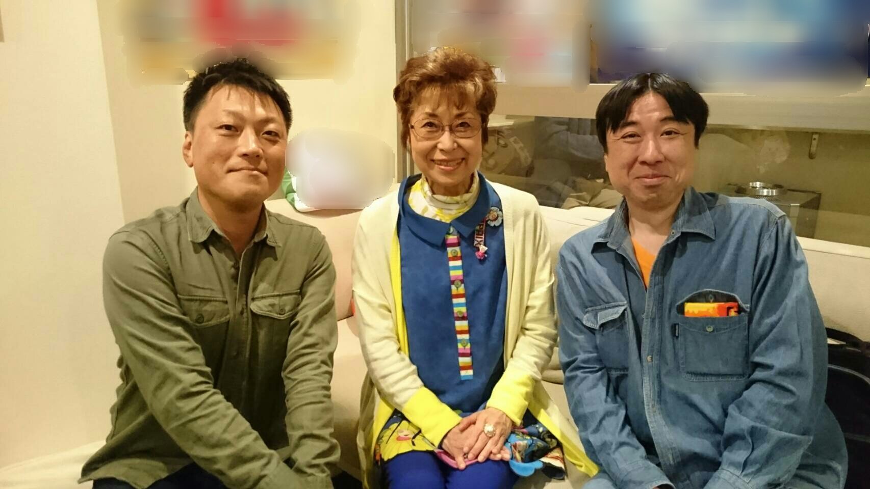 ぷろだくしょんバオバブ 名探偵コナン 収録現場での1枚 左から 三戸耕三 一城みゆ希 柳沢栄治です 引き続き応援のほど宜しくお願い致します