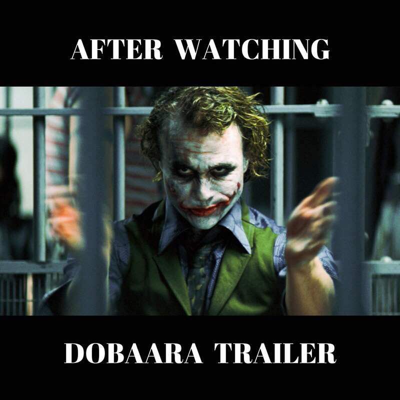 teamsaqib's tweet photo. After watching @Saqibsaleem's performance in #Dobaara #DobaaraTrailer https://t.co/q9gSjOdj87