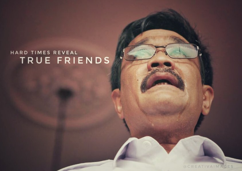 Creativaimages's tweet photo. Hard times reveal true friends..  #ahok #FreeAhok #SaveAhok #PaduanSuaraBalaiKota  @basuki_btp @AhokDjarot https://t.co/DWcWniv2qi