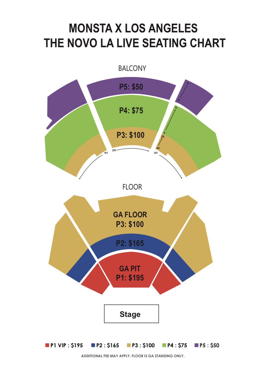 La Live Concert Seating Chart