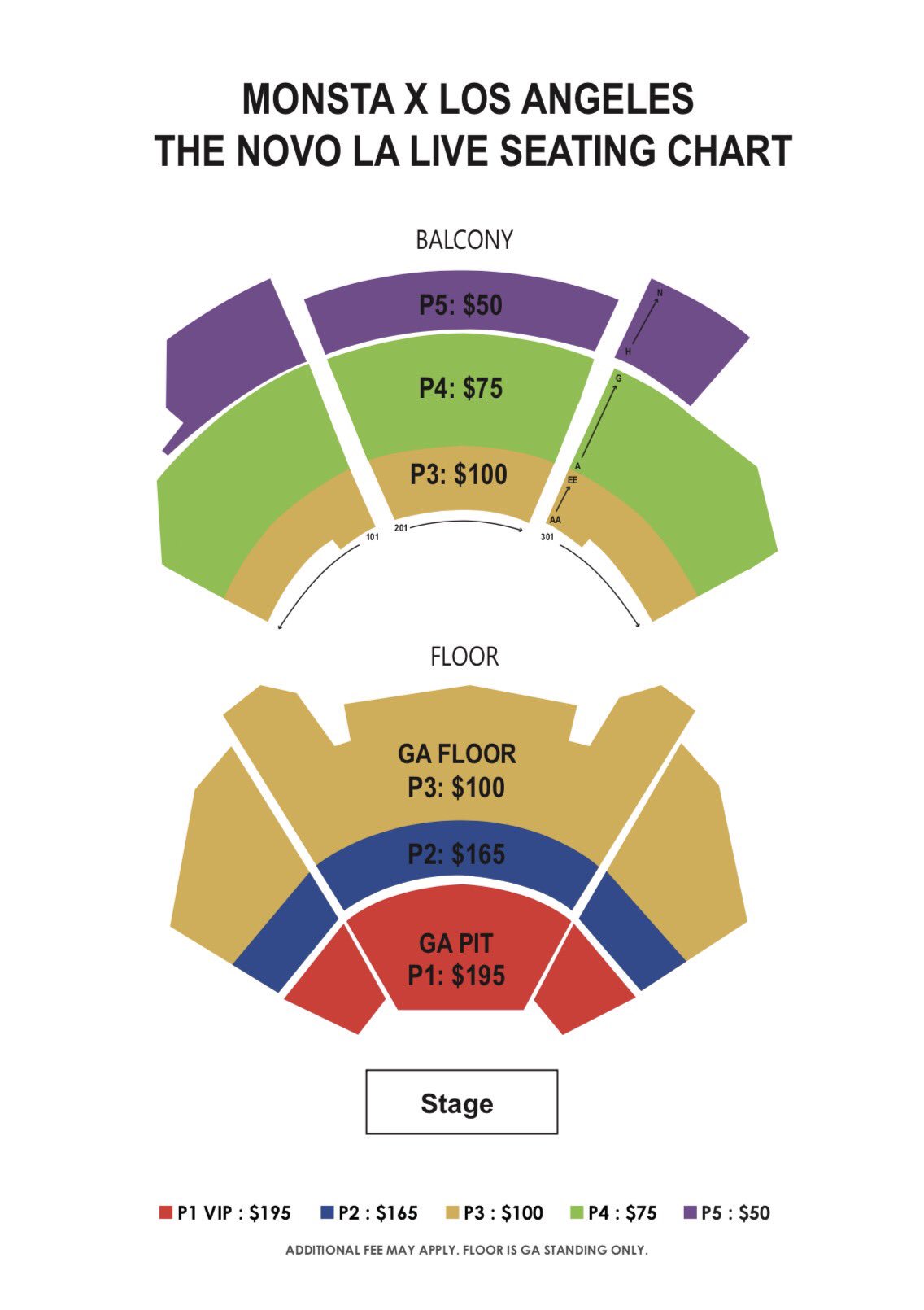 Novo La Live Seating Chart