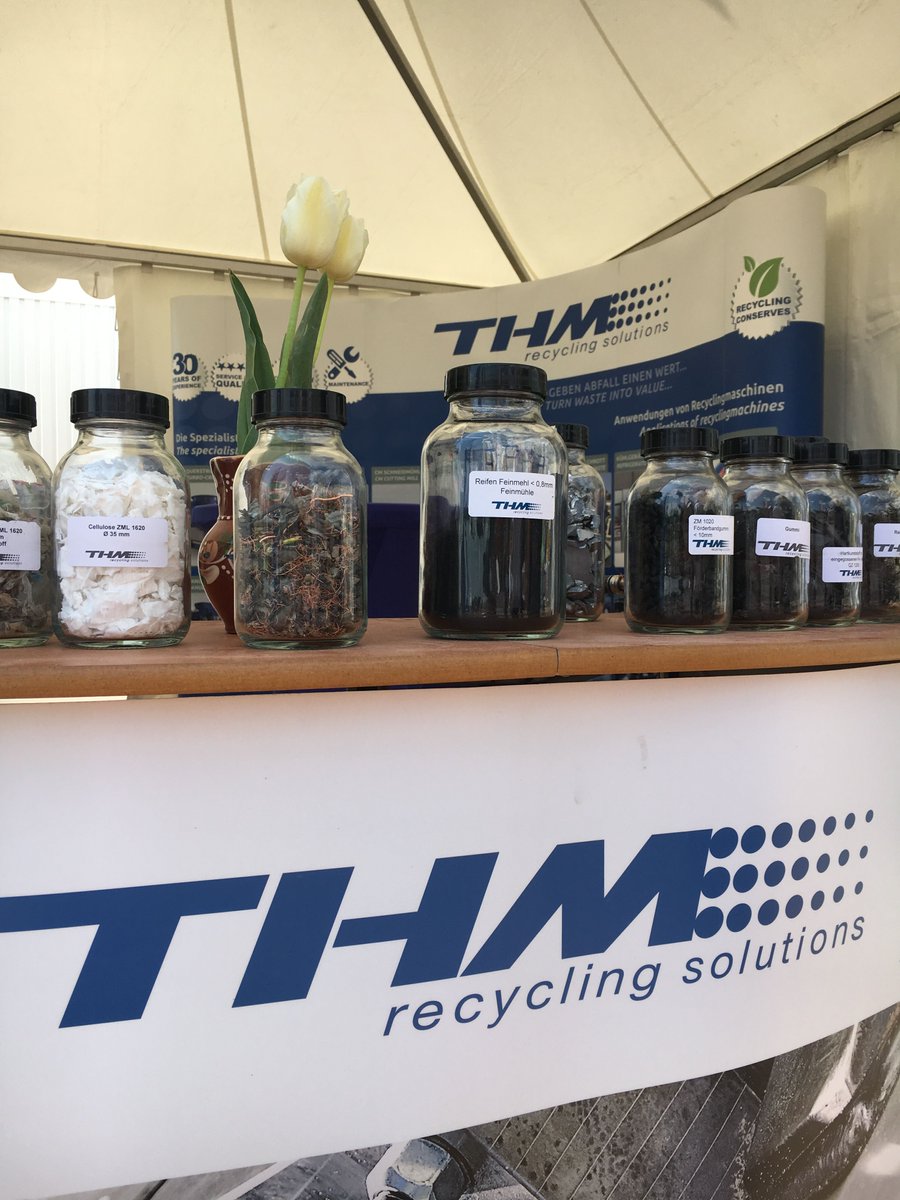 Sie finden THM Recycling Solutions heute und morgen auf der Recycling Technik in Dortmund am Stand T06-7!
buff.ly/2oXk8s7
#THM