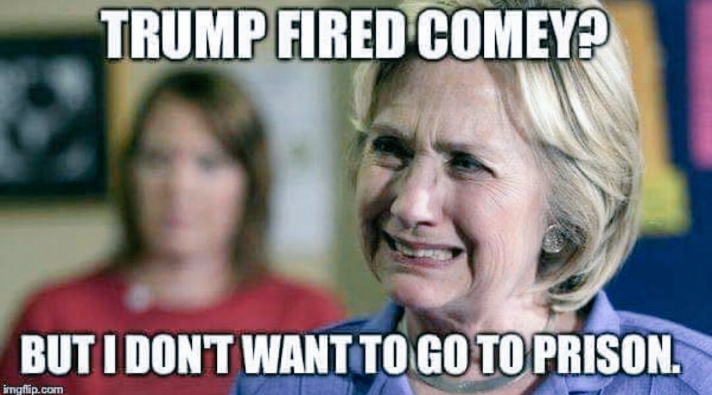 LamarWarRoom's tweet image. If I were you @HillaryClinton I'd run back into the woods 
#Comey not around to protect you no more