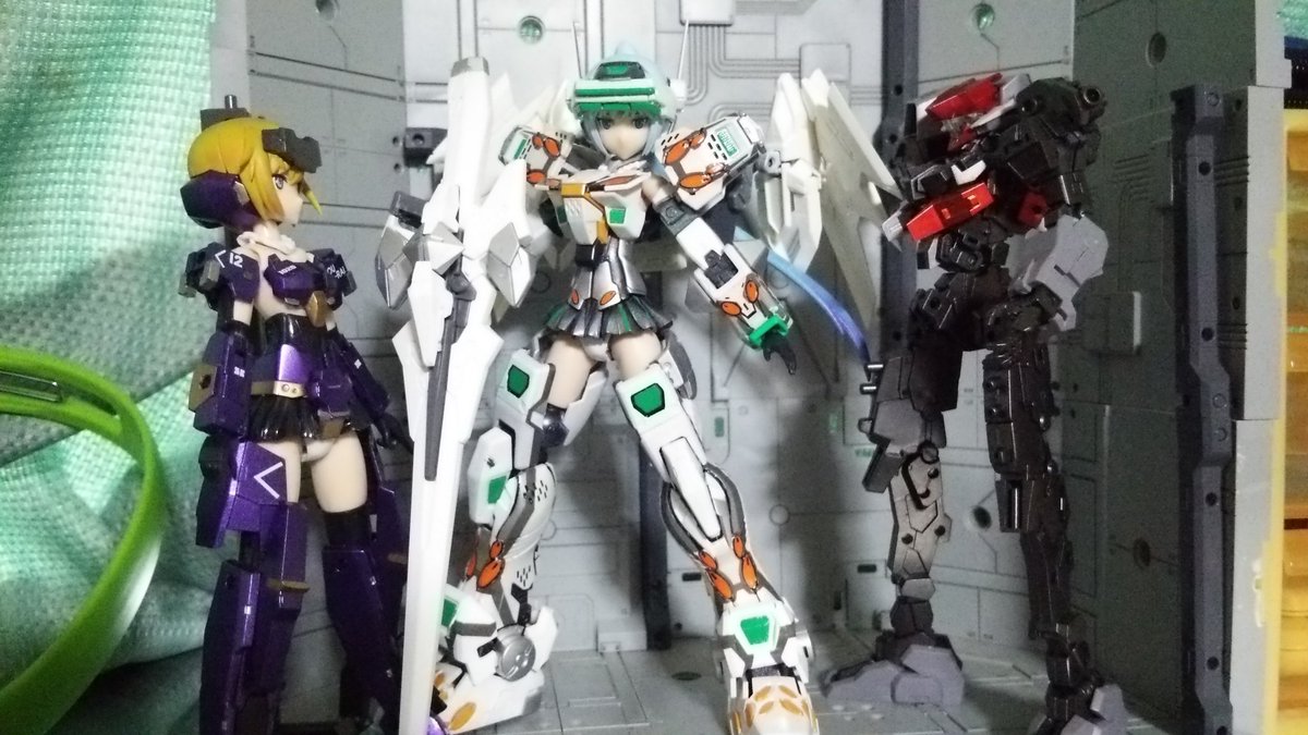K ルナスルr On Twitter バーチャロン フレームアームズ ガール のんびり制作中 思うように 進んでないです 涙 大きさ見たら ｆａガール より ｆａに近い高さに