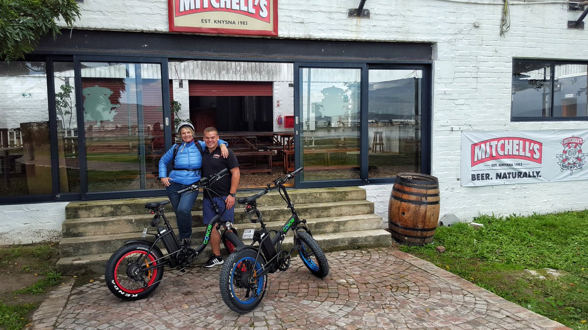 gotravelbug's tweet photo. Zipping around #knysna #gardenroute on a #gonowbicycle from @Knysnawhales with @ToursDuCap_Cape Paul @ExploreKnysna 
https://t.co/29wUTVb60w https://t.co/iE8r9lg3qM