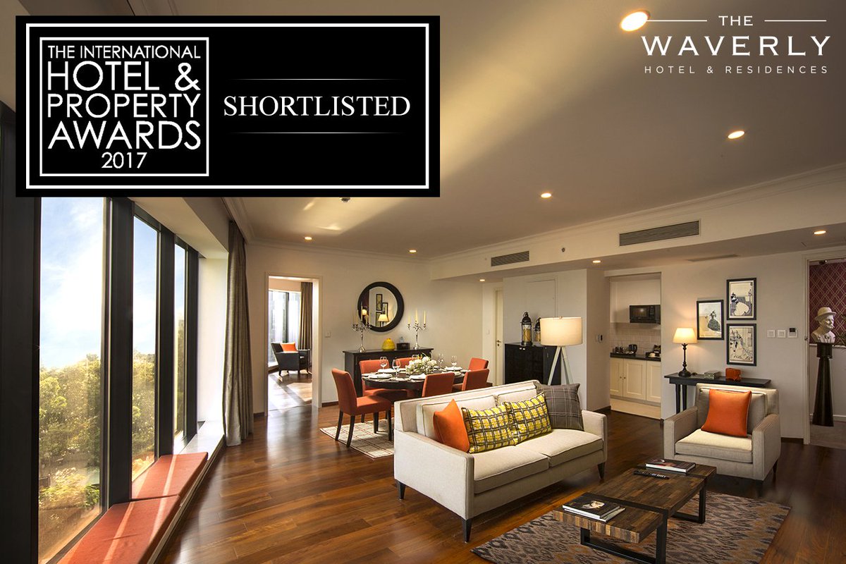 AltBar_blr's tweet photo. The Waverly Hotel and Residences has been shortlisted in the Best Suite Category  at the prestigious #InternationalHotelPropertyAwards2017 https://t.co/Vr5zzyIMM8